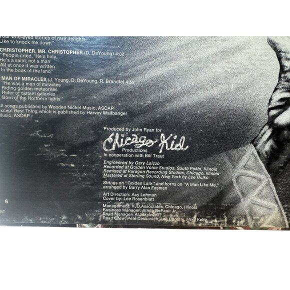 Styx Man of Miracles Wooden Nickel Records Vinyl Rock 1974 Original - Picture 9 of 12